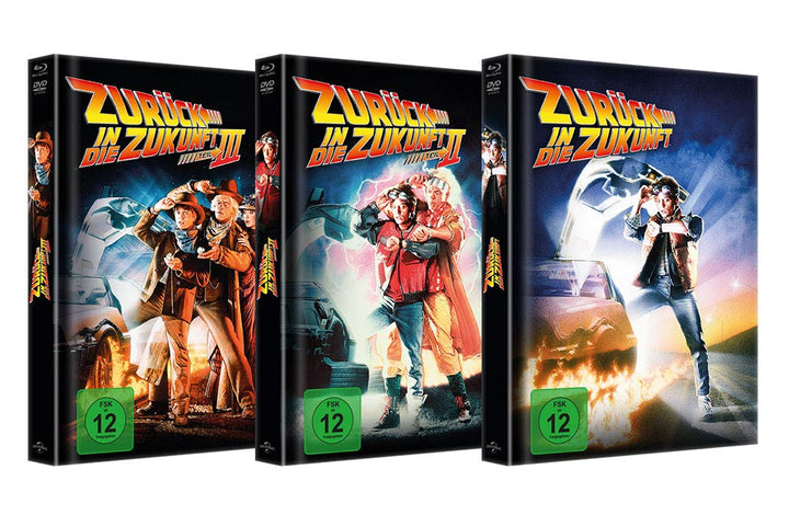 Zurück in die Zukunft - Trilogie limitiertes Mediabook [Blu-ray], Blu-ray