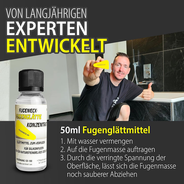 Das perfekte Fugenabzieher Set mit allem was du brauchst - Für Anfänger und Profis mit Anleitung (FU