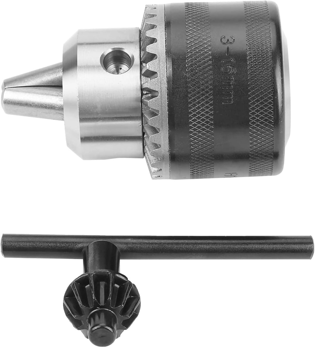 3-16mm Bohrfutter mit Mini Chuck Key für Elektro-Bohrmaschine B16 / B18 / 1/2-20UNF für Drehmaschine