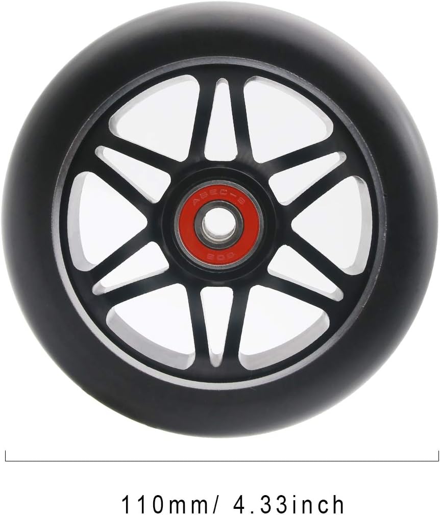 Z-FIRST Pro Scooter-Räder mit ABEC 9 Kugellager, 110 mm, für MGP/Razor/Lucky Envy/Vokul Pro Scooters