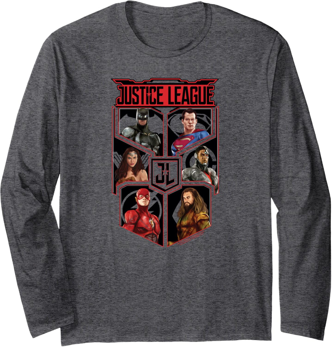 Justice League Movie League of Six Langarmshirt