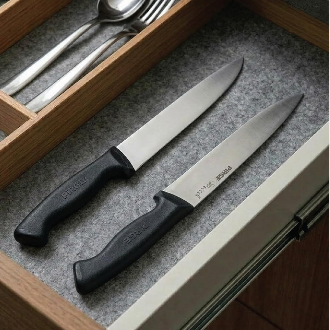Pirge Ecco Metzgermesser 21 cm Schwarz Schlachtermesser - Fleischermesser - Stechmesser - Exzellente