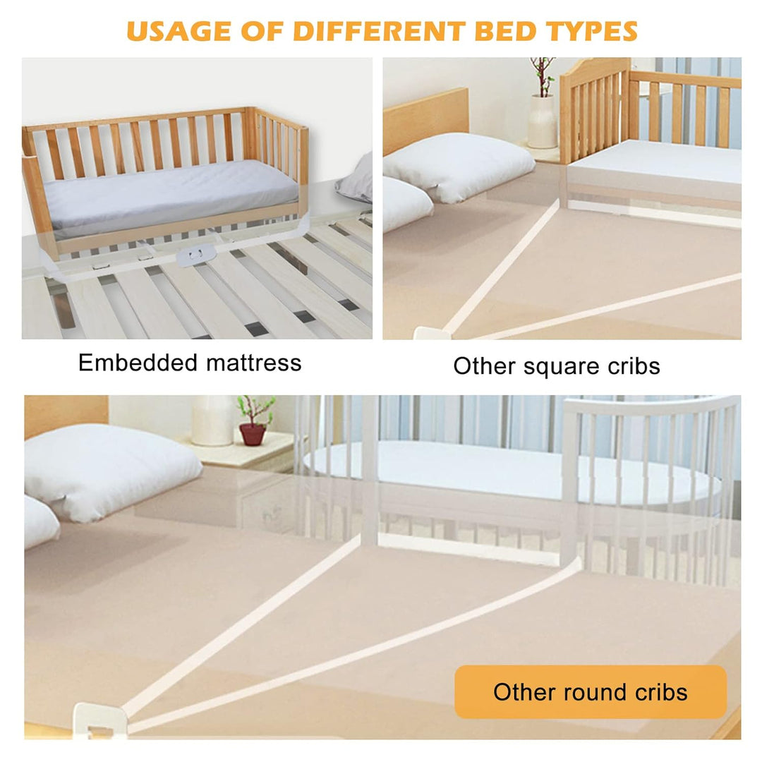 Vegena Gurt für Babybett - Befestigung Beistellbett Boxspringbett 8m, Beistellbett Befestigung für B