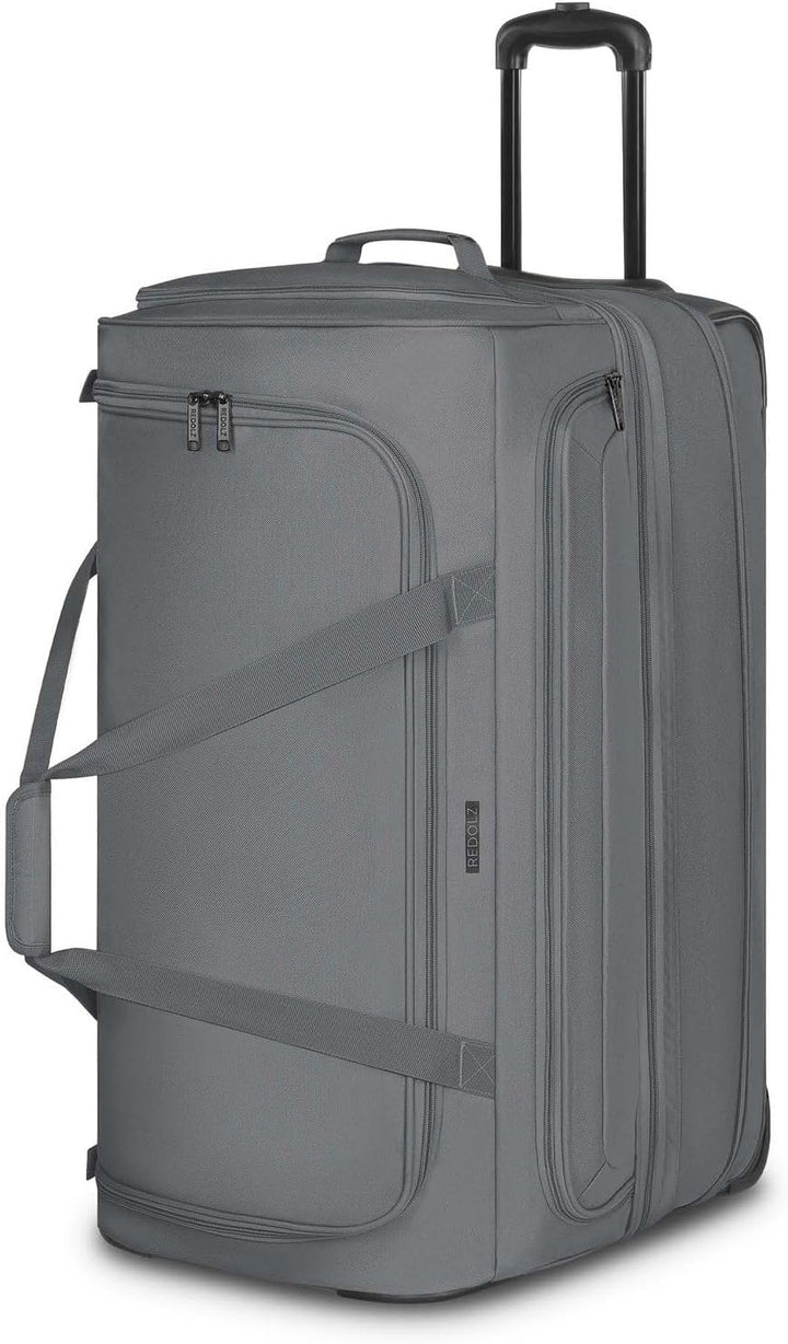 REDOLZ 2-Rollen grosse Trolley-Reisetasche | Volumen erweiterbar von 98 auf 119 Liter mit Dehnfalte