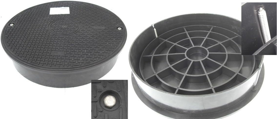 Kunstoff Schachtabdeckung Schachtdeckel DN 400 Teleskopabdeckung A15 PP 75kN