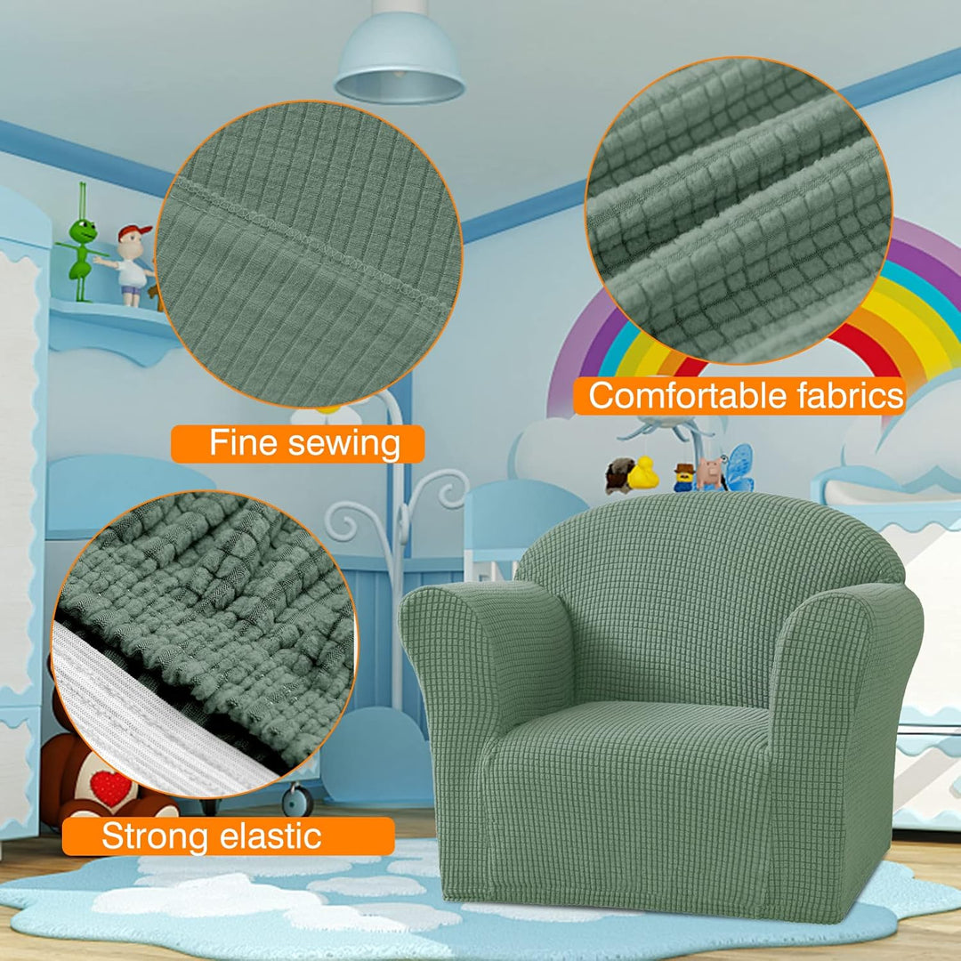 VanderHOME Kindersofa Bezug Sofas fürs Kinderzimmer Stretch Spandex Couchbezug Sofahusse fürs Kinder