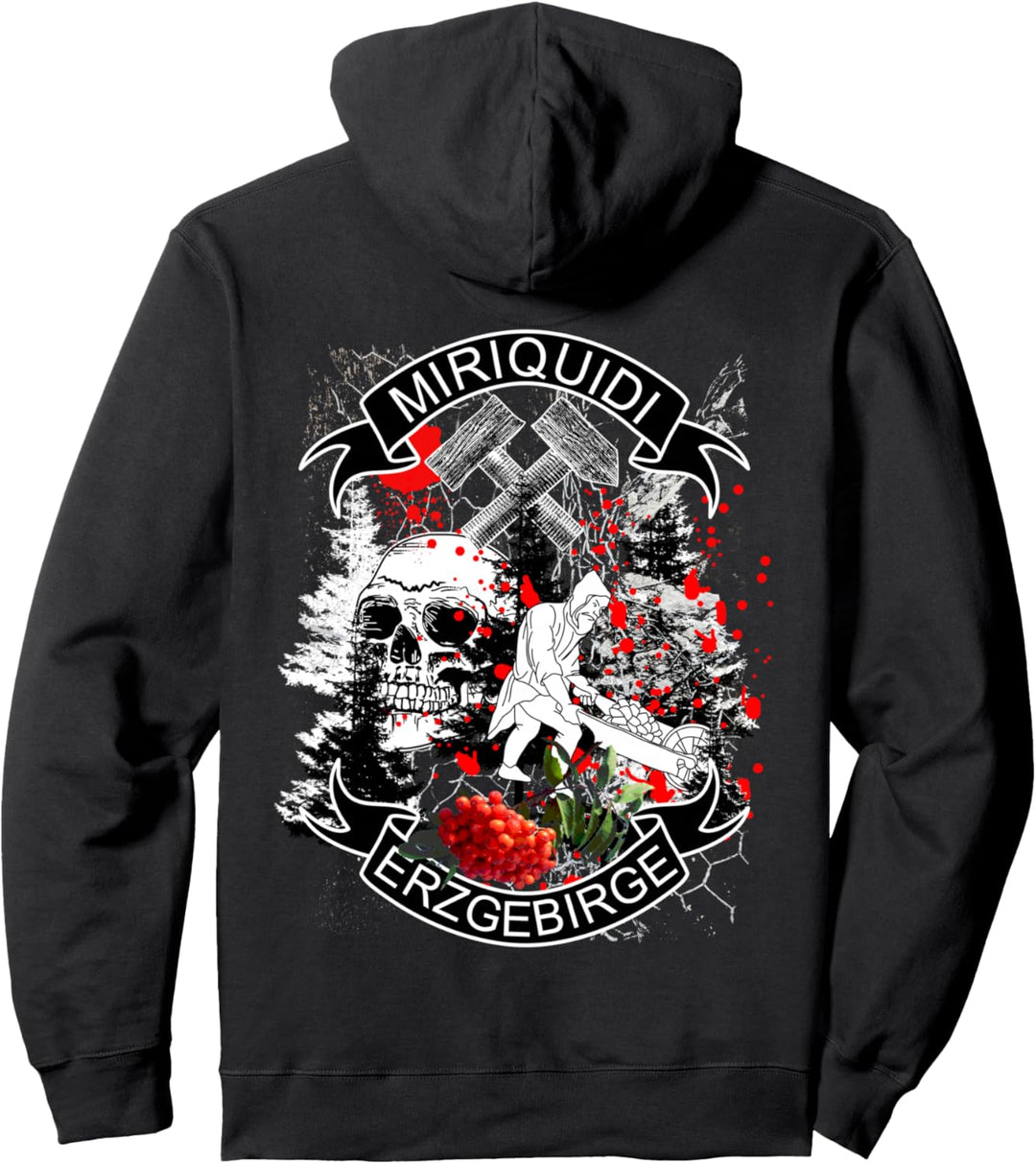 Cooles Shirt Hoodie Erzgebirge Sachsen Bergbau Herren Damen Pullover Hoodie