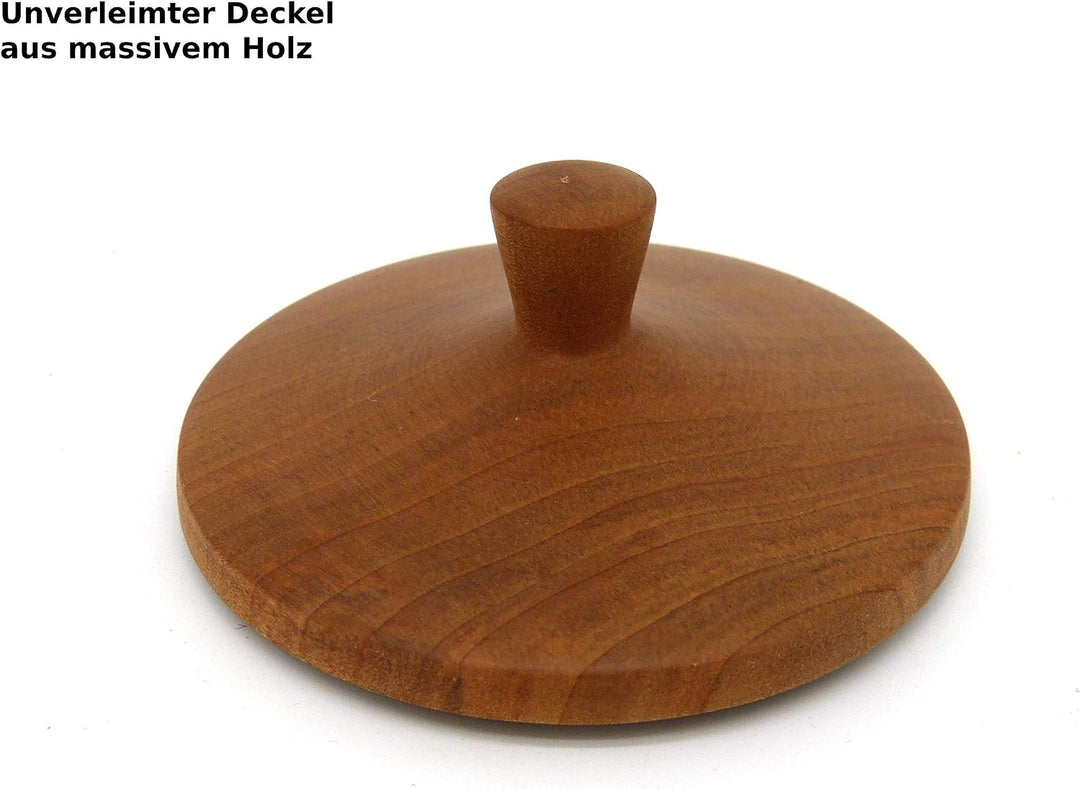 Holzdose rund mit Deckel, Handarbeit aus Deutschland, aus massivem Birnenholz, Echtholz, unikat, ede