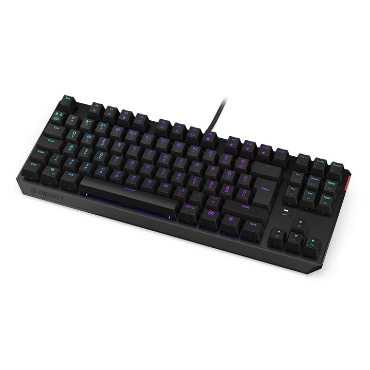 ENDORFY Thock TKL HU Red, Kailh Red Linear switches, TKL 80% Mechanical Keyboard, Hungarian Layout,
