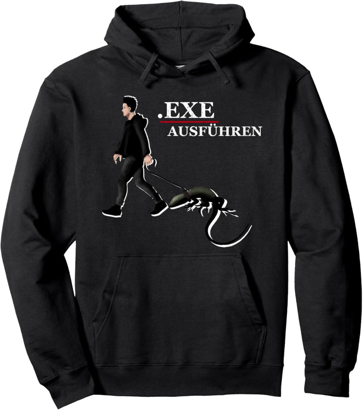 Programmierer Informatiker .Exe ausführen Nerds Pullover Hoodie
