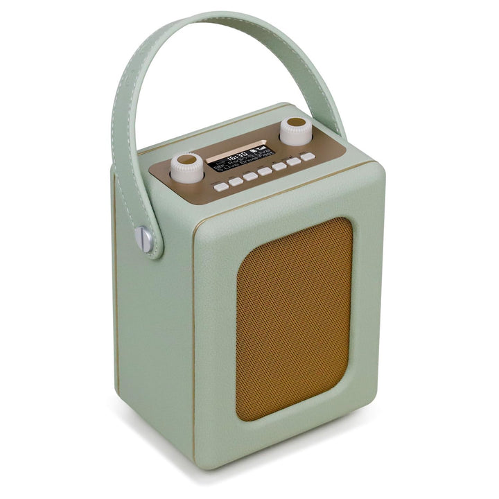 LEMEGA Class Classic DAB+ Retro-Radio,Bluetooth,20 Stunden Akkulaufzeit,EQ | 60 Speicherplätze,Doppe