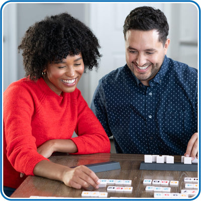 Rummikub XXL mit den grössten Zahlen, leichter zu lesen, das berühmte Strategiespiel für die ganze F