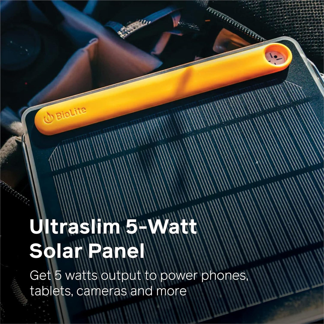 Biolite SolarPanel Ultradünnes Modul mit integriertem 3200 mAh Akku, 5 oder 10 W 5 W one size, one s