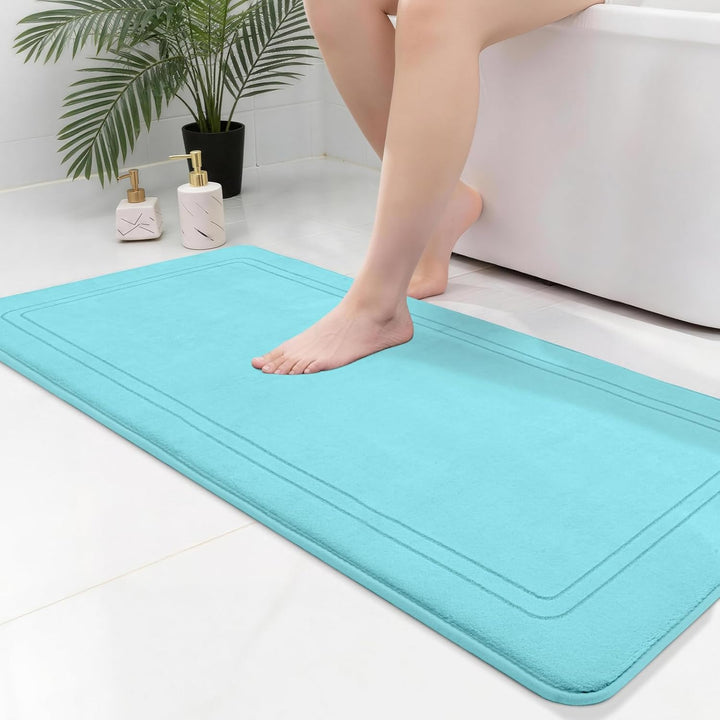 chakme Badematte rutschfest,Badezimmerteppich Weich Badteppich Saugfähige Badvorleger Duschvorleger