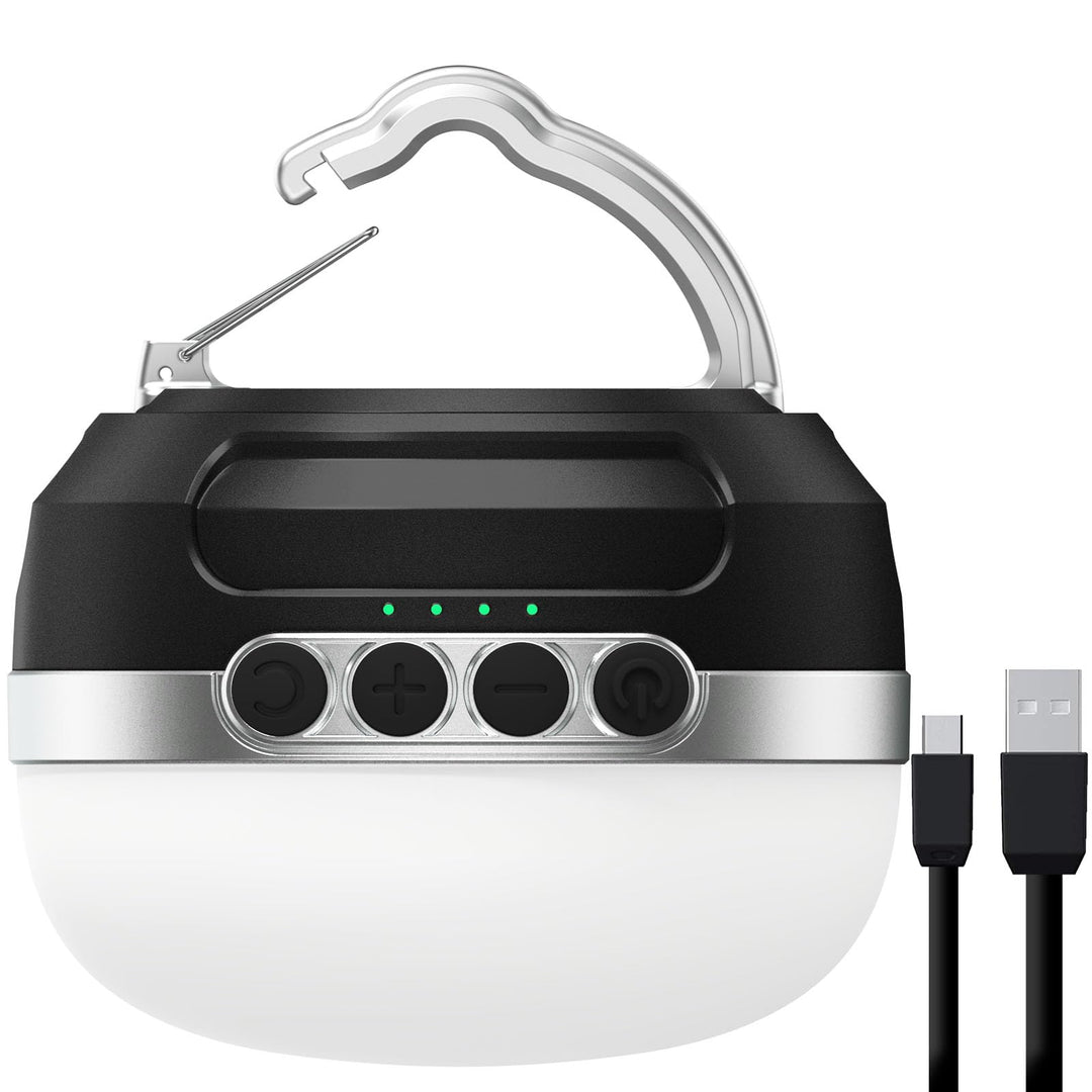 LED Campinglampe RGB Farbwechsel, 8400mAh akku Camping Laterne mit USB C Aufladbar, 5 Lichtmodi, Stu