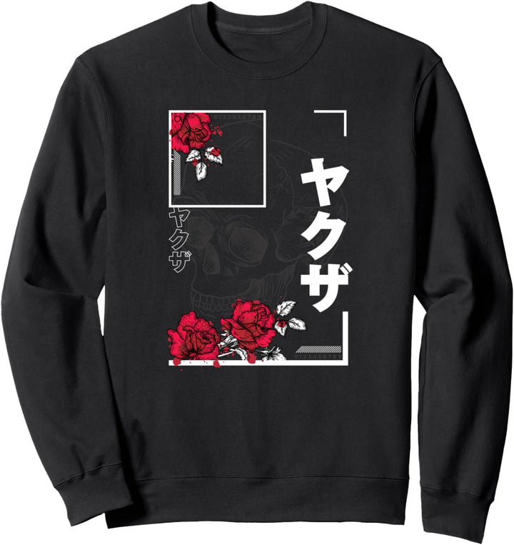 Aesthetic Grunge J Goth Japan Soft Grunge Totenkopf Schädel Sweatshirt