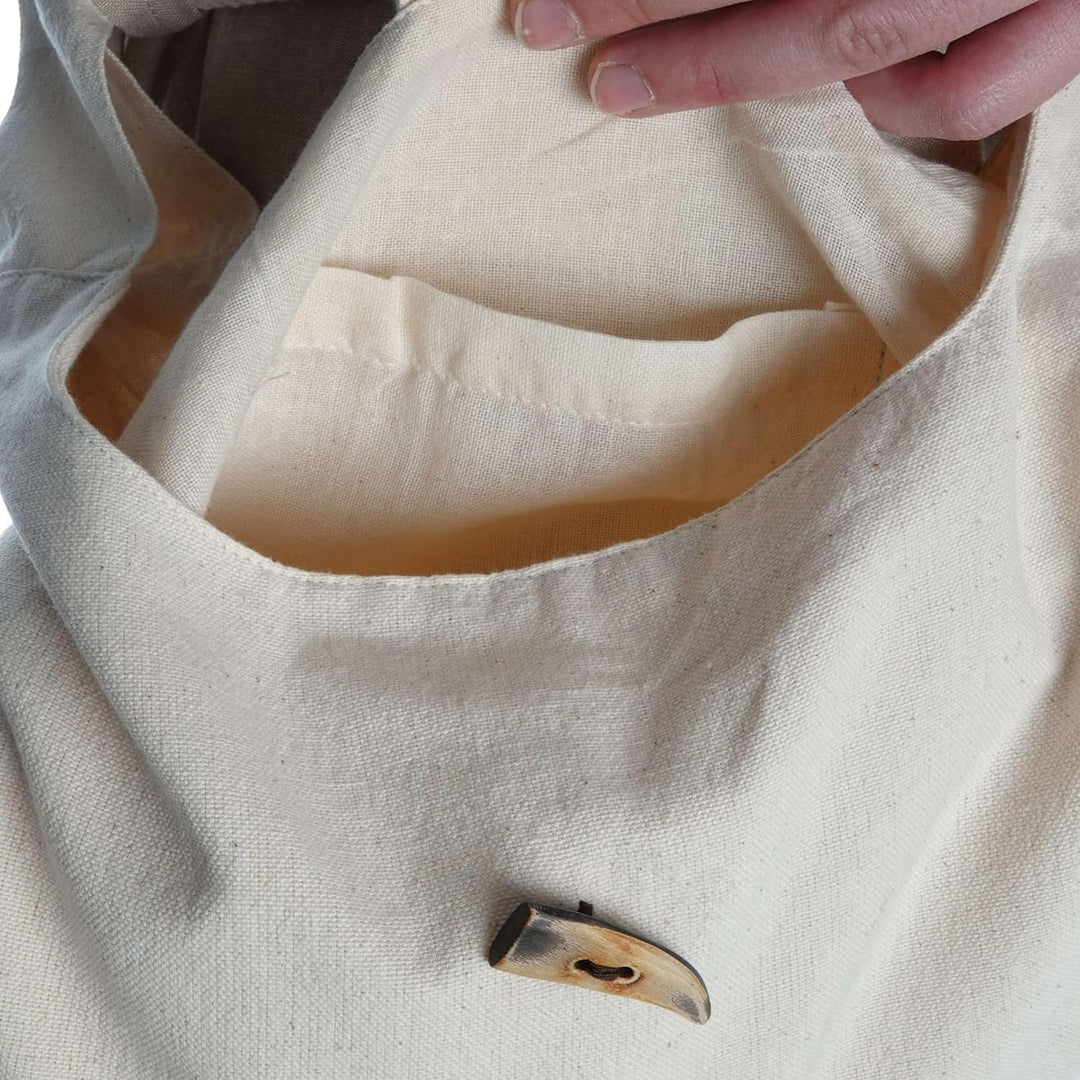 Mittelalter-Tasche Gürteltasche Baumwolle Modell: Egil Braun, Braun