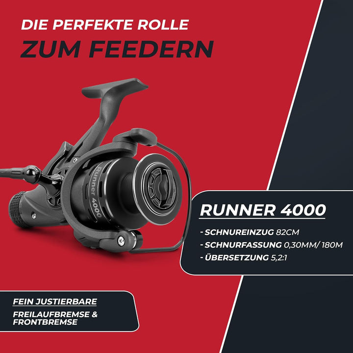 Feederrute 3,3m Wg. 90g I 3,6m 120g I Method Feeder Rute Angelrute Feederruten zum Angeln mit Futter