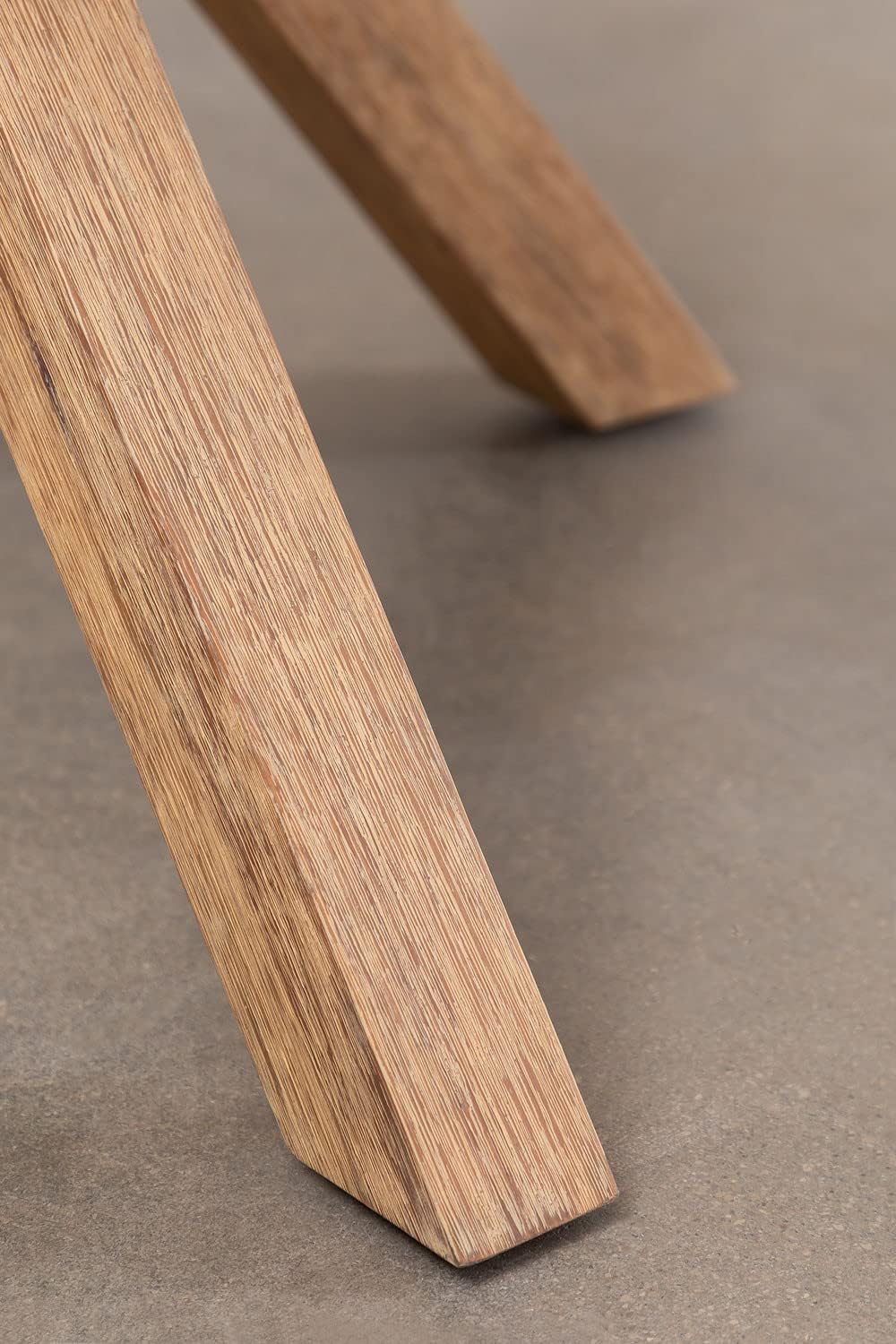 SKLUM Runder Gartentisch aus Holz Naele Ø100 cm, Ø100 Cm
