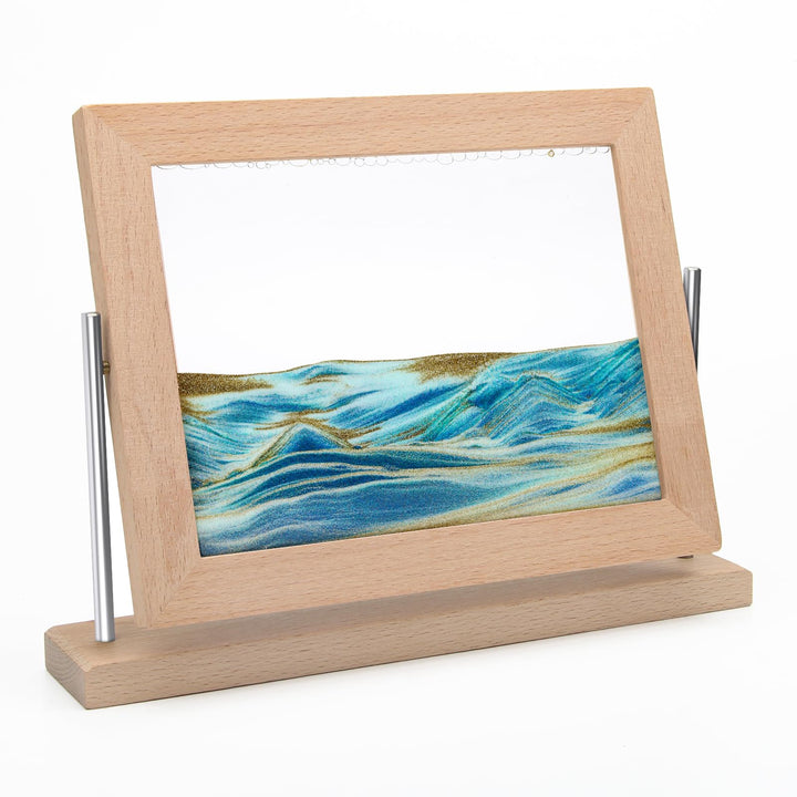 Coitak Bewegtes Sandkunstbild, dynamisches Sandbild, Desktop-Bewegliche Sandkunst für Heimdekoration