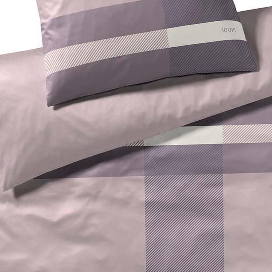 Joop! Wendebettwäsche Modem Mako-Satin rauchviolett Grösse 135x200 cm (40x80 cm)
