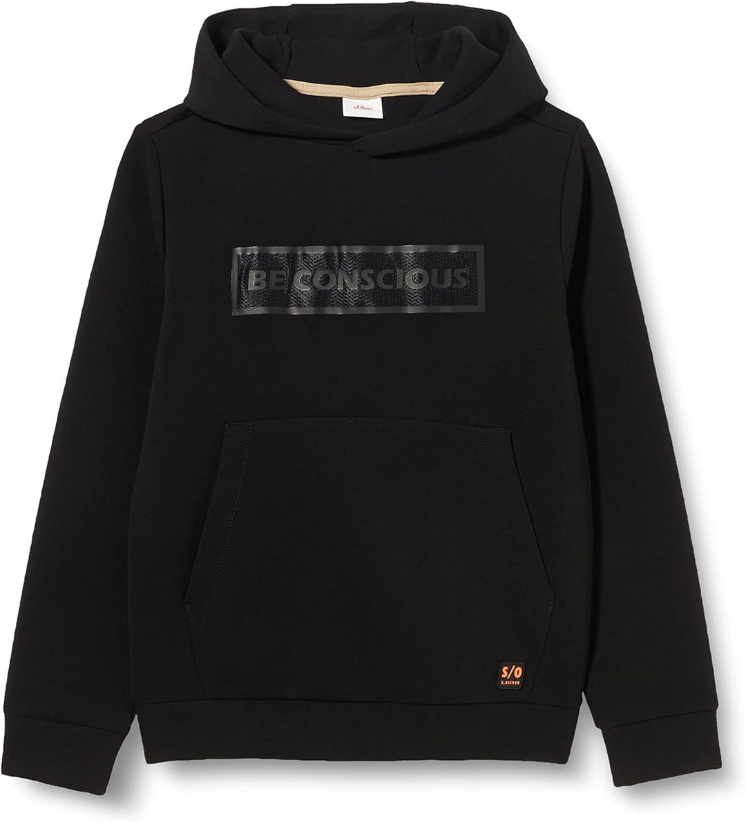 s.Oliver Jungen Sweatshirt, M Schwarz