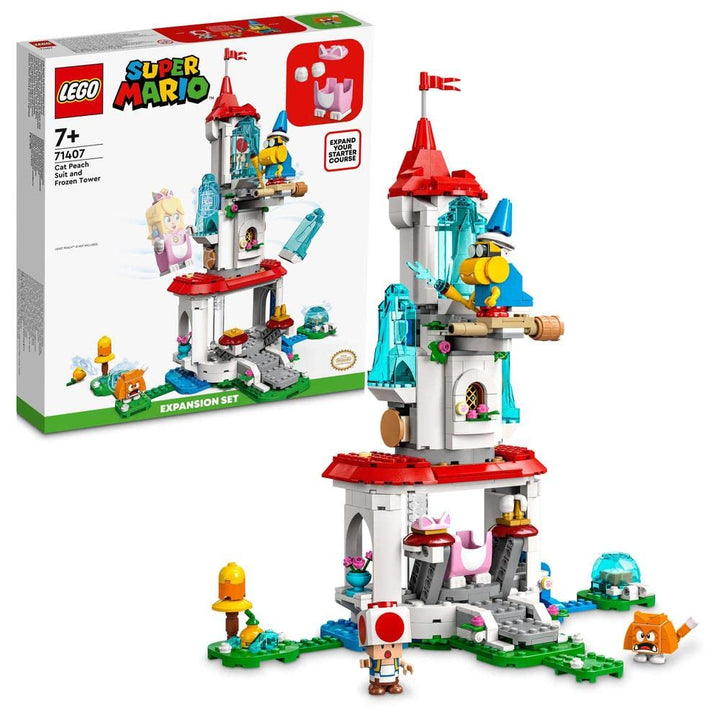 Lego 71407 Super Mario Katzen-Peach-Anzug und Eisturm – Erweiterungsset, baubares Spielzeug zum komb
