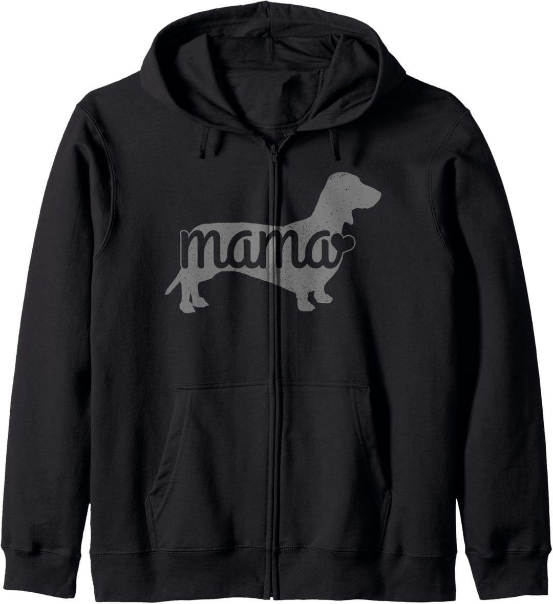 Dackel Mama Hund Rauhaardackel Geschenk Kapuzenjacke