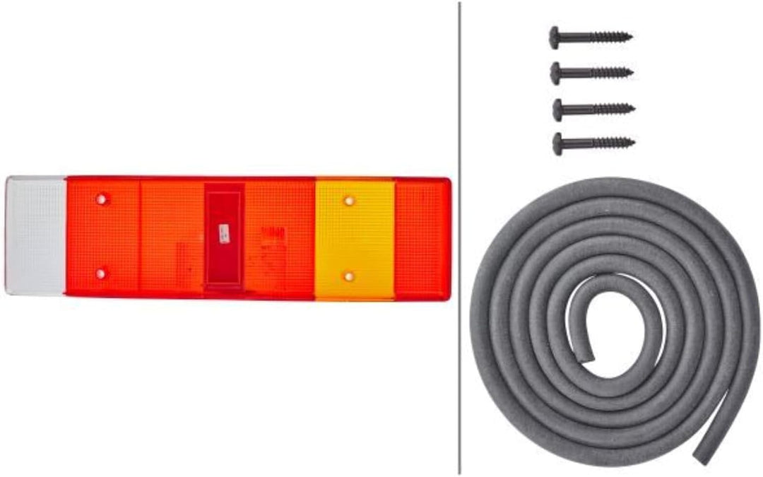 HELLA - Heckleuchte - Glühlampe - 24/12V - Anbau/geschraubt - Lichtscheibenfarbe: mehrfarbig - Steck