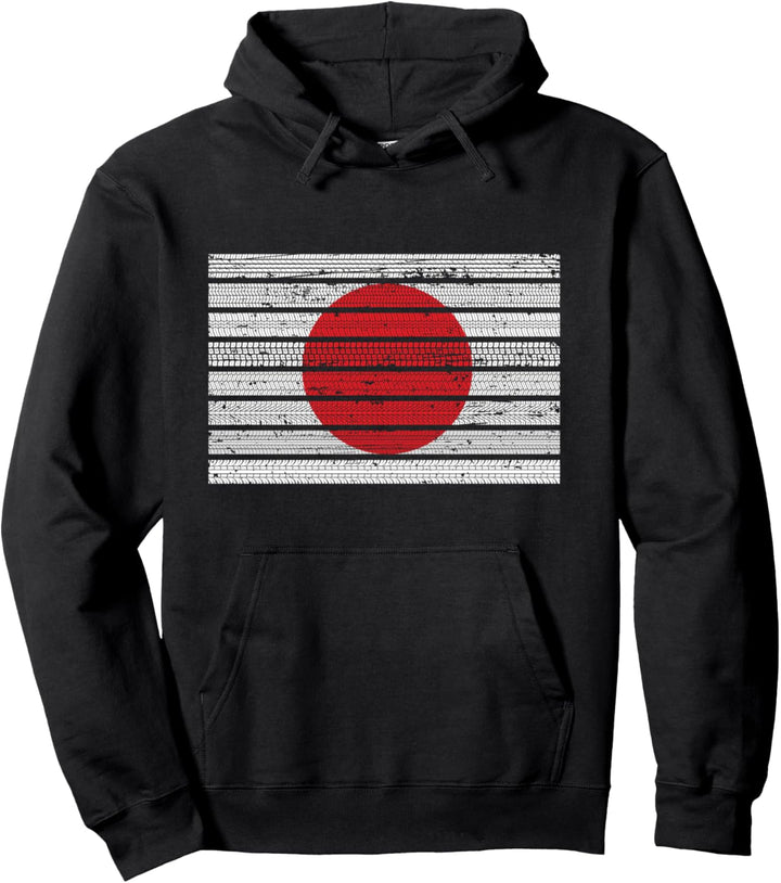 Japan Japanische Flagge Reifen Fahrrad Radfahren Geschenk Pullover Hoodie