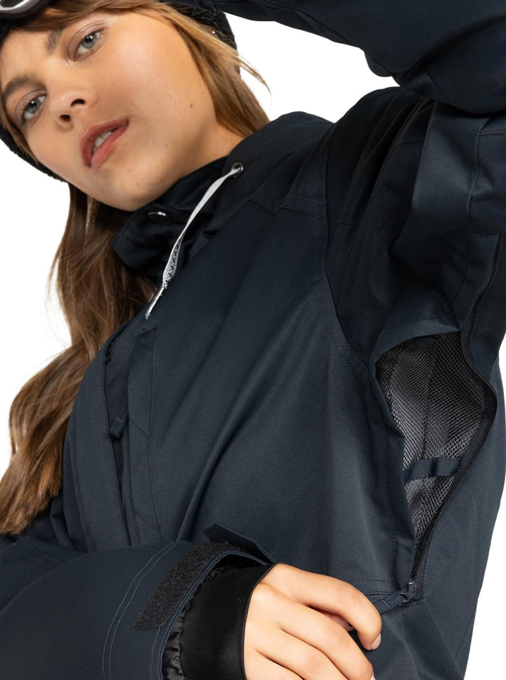 Roxy Damen Billie Jk Windjacke (1er Pack), XS TRUE BLACK
