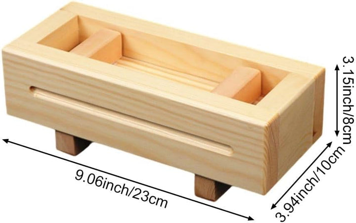 Sushi-pressformbox Aus Bambusholz, Traditioneller Oshizushi-Maker Für Reisrollen, DIY-Sushi-Set Für