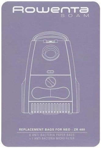 Rowenta ZR 480 6 Papier+2MICROF. f. RO1233