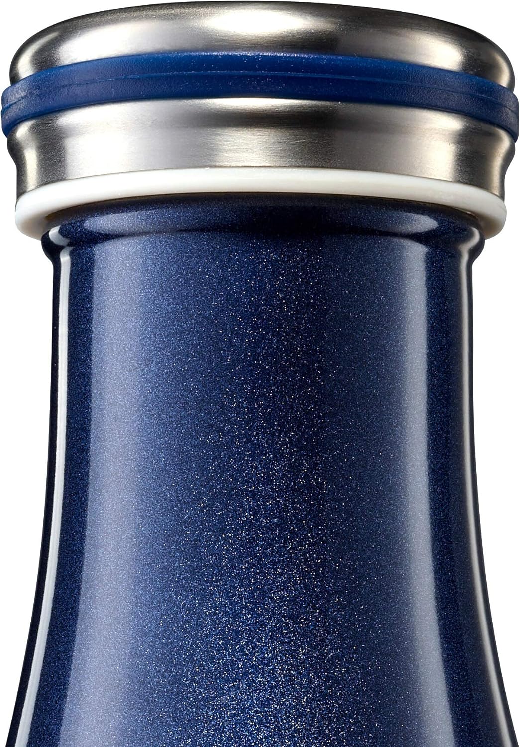 Lurch 240862 Isolierflasche/Thermoflasche für heisse und kalte Getränke aus doppelwandigem Edelstahl