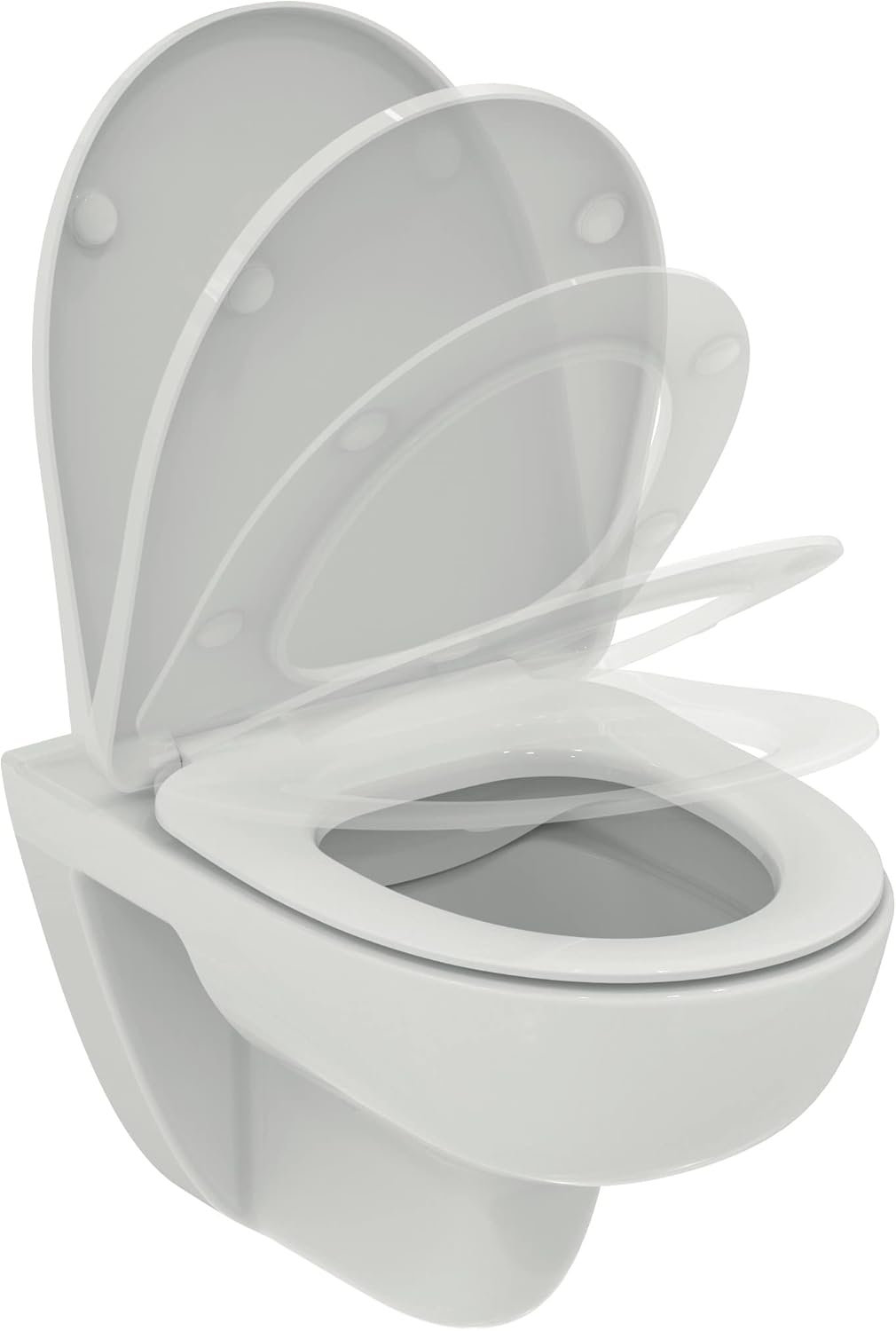 Ideal Standard i.life A Wandhängendes WC-Becken-Set, Hänge-WC mit CL1 Vollspülung 3.9-6 l/min, horiz