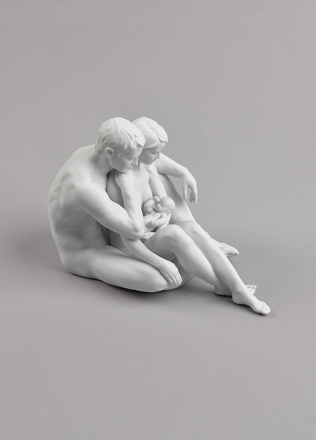 LLADRÓ Familien-Figur Die Essenz des Lebens. Paar. Porzellan.