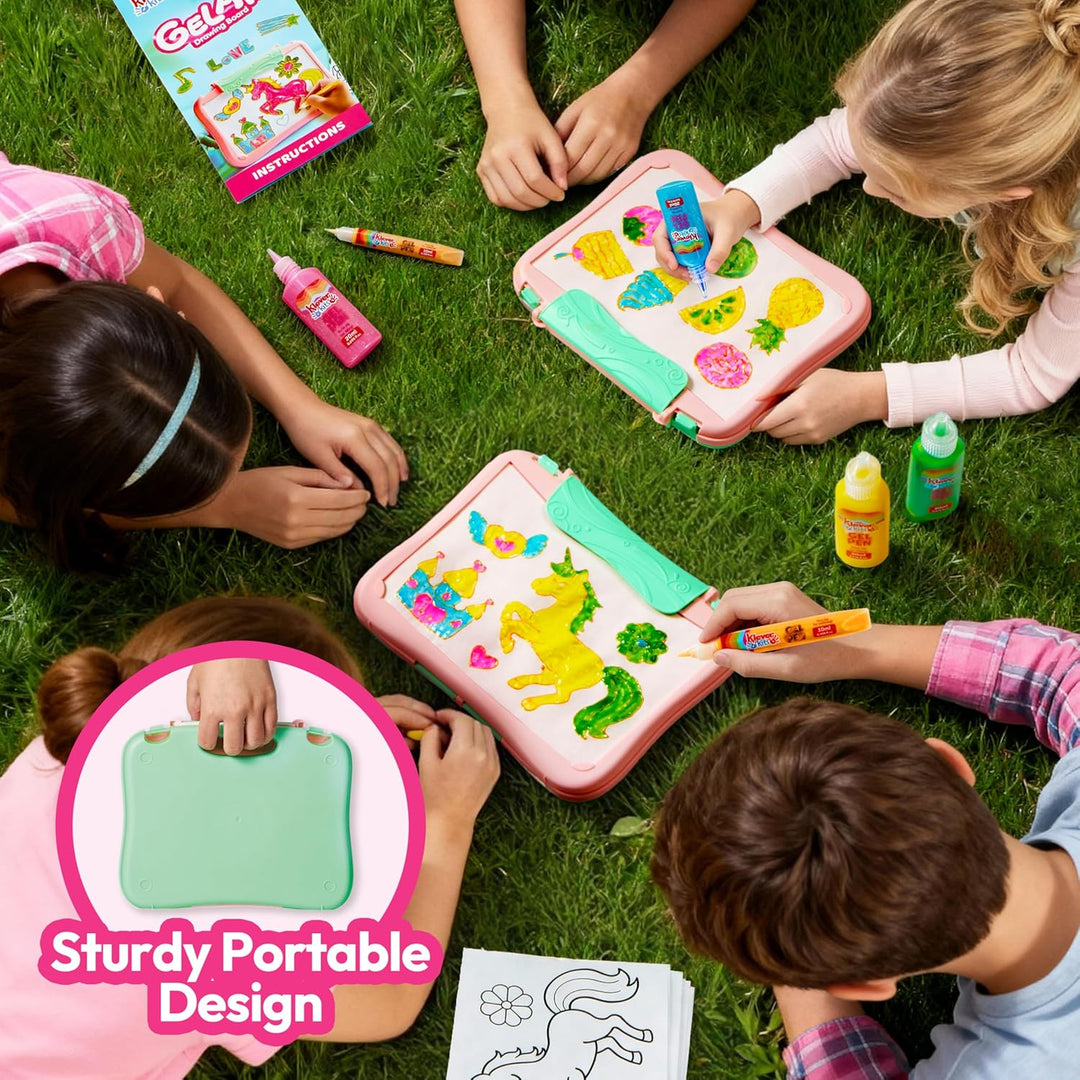 Klever Kits Gel Fun Bastelset für Kinder, Geburtstagsgeschenk für Jungen und Mädchen im Alter von 6-