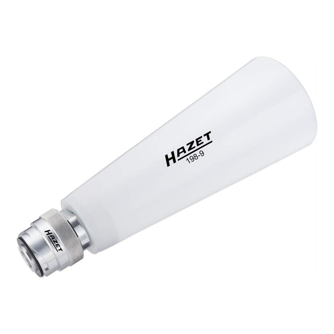 HAZET Motoröl-Fülltrichter (mit aufsteckbarem Adapter, für kontrolliertes Einfüllen von Öl) 198-9/2,