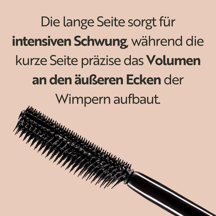 M. Asam MAGIC FINISH Lash Lift Mascara Waterproof Deep Black (10 ml) - Wasserfeste Wimperntusche mit
