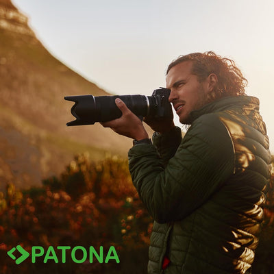 (Volldekodiert) PATONA Premium (2X) Ersatz für Akku Olympus BLH-1 (echte 2040mAh) zu Olympus OM-D E-