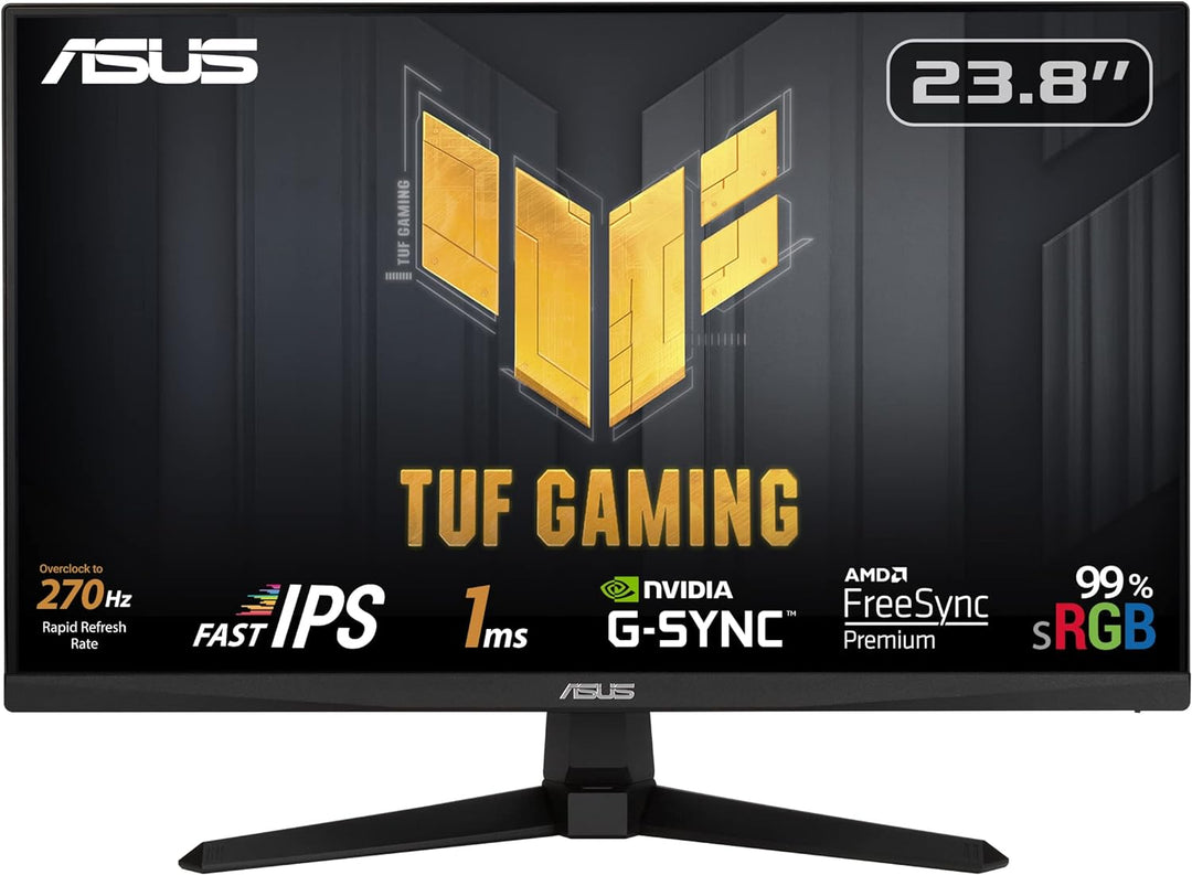 ASUS TUF Gaming VG249QM1A | 24 Zoll Full HD Monitor | 270 Hz, 1ms GtG, G-Sync kompatibel FreeSync Pr