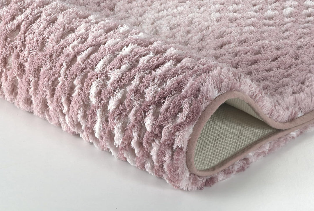 Kleine Wolke Badteppich Cory Old Rose 60x100 cm rosa/pink 60 cm x 100 cm, 60 cm x 100 cm