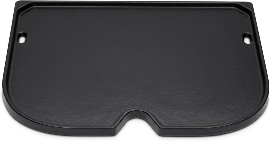 Weber Lumin Compact Elektrogrill-Platte/Porzellanemaillierte Gusseisen-Grillpfanne mit Antihaft-Ober