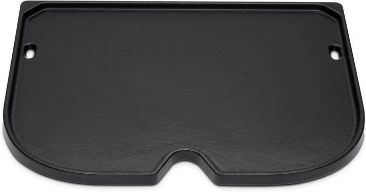 Weber Lumin Compact Elektrogrill-Platte/Porzellanemaillierte Gusseisen-Grillpfanne mit Antihaft-Ober