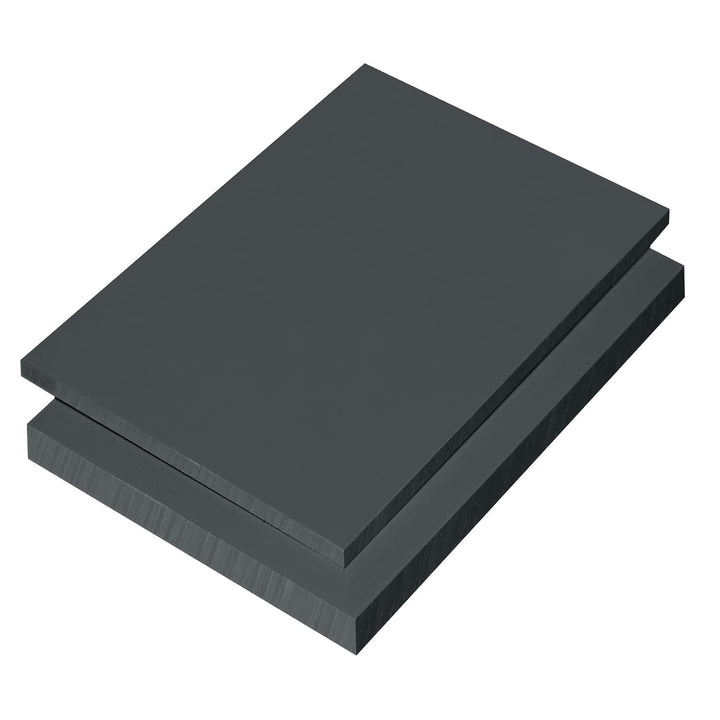Platte aus Hart PVC Zuschnitt in | grau RAL 7011 | VERSCHIEDENE FORMATE & STÄRKEN | TOP QUALITÄT | (