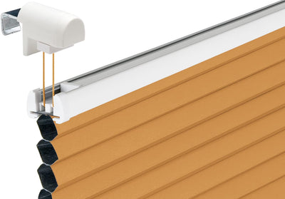 SchattenFreude Waben-Plissee für Fenster | 100% verdunkelnd/Blackout | Mit Klemm-Haltern | Klemmfix