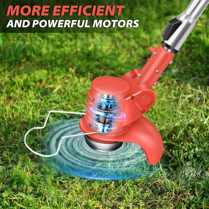 Elektrischer Grastrimmer Garten Rasen Hochleistungs-Unkrautschneider Schnurlos Unkrautschneider mit