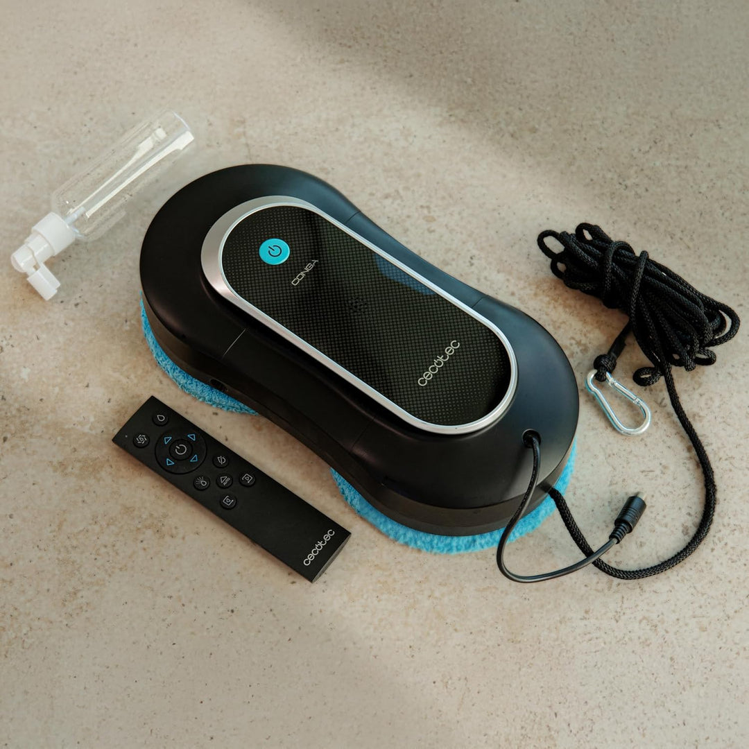 Cecotec Robot Fensterreiniger Conga Windroid 1090 Double Spray Connected 3in1; Sprüht, reinigt und t