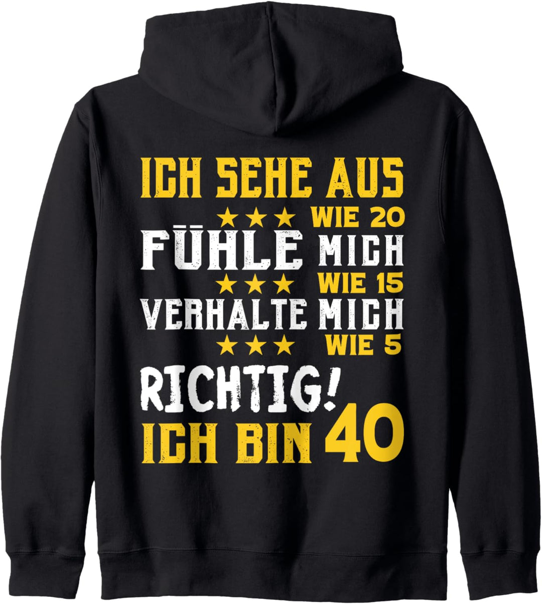 Lustig Endlich 40 Mathe Geburtstag Spruch 40. Geburtstag Kapuzenjacke
