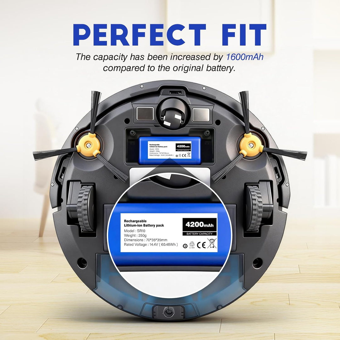 Akkus für Kompatibel mit Proscenic 850T/850P, für Tikom G8000/L9000, für Honiture G20, für Lubluelu